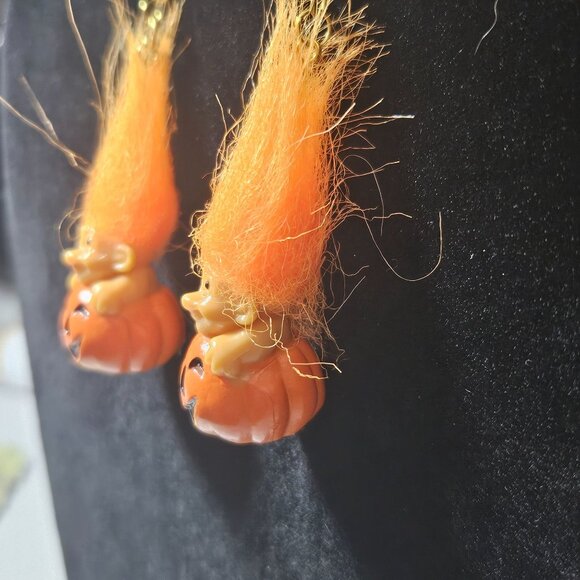 **Sale** Russ vintage pumpkin troll earrings - Picture 5 of 11
